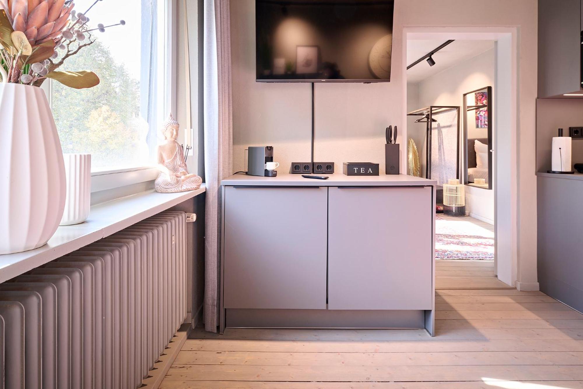 Appartamento Xzllenz Kueche Bad S-Bahn Parken Smart-Tv Wellbeing Neunkirchen am Sand Esterno foto
